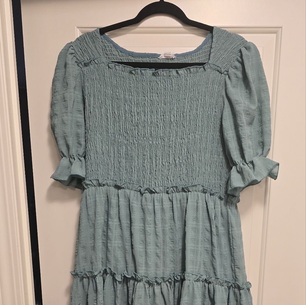 Anniewear Dress in Soft Teal